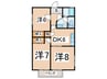 町屋スプリングハイツ 3DKの間取り