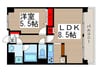 ＳＡＴＯＭＩ－２番館 1LDKの間取り