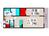 Ｌｉｅｎ 1LDKの間取り