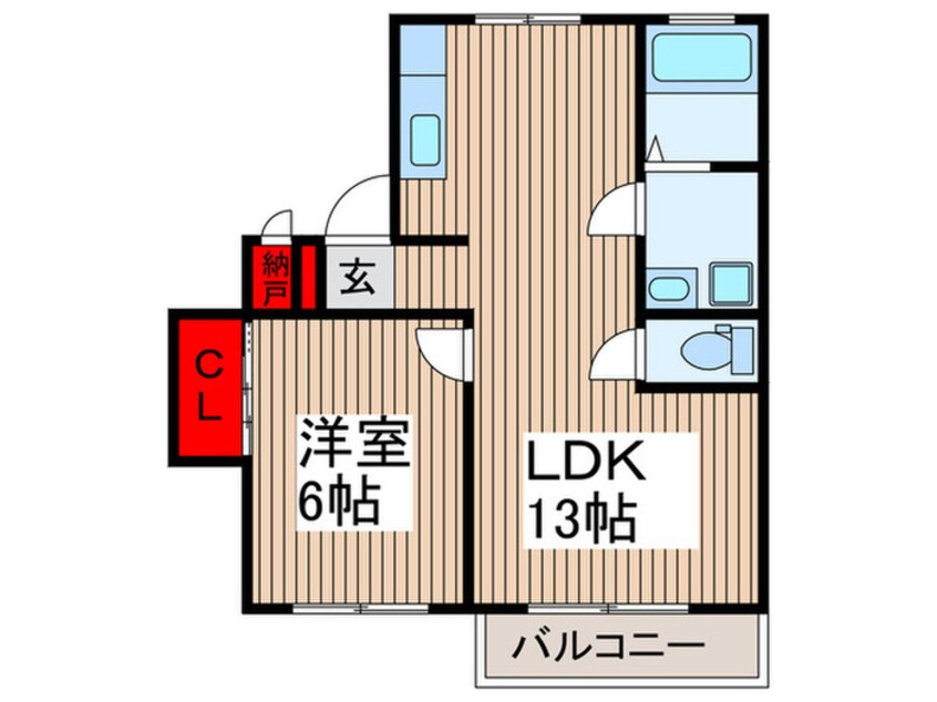 間取図 エルメゾン