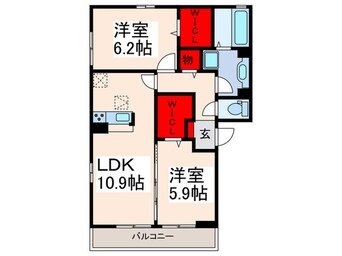 間取図 ソレイユ・ジン