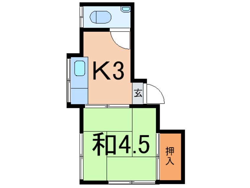 間取図 つくし  荘