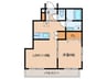 Casa Brillante 1LDKの間取り