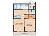 Casa Brillante 1LDKの間取り