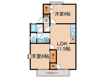 間取図 リヴレーヌアン