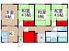 コ－ポ神野 4Kの間取り