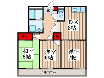 間取図 メゾン　ラメール