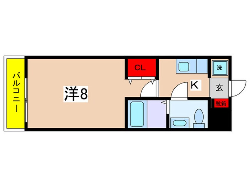 間取図 ドミール読売ランド前