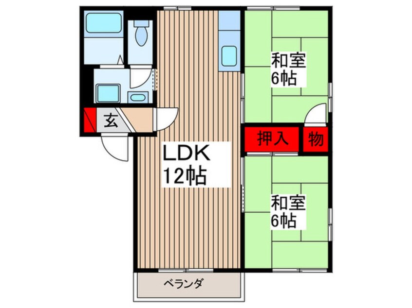 間取図 レスポワール狭山