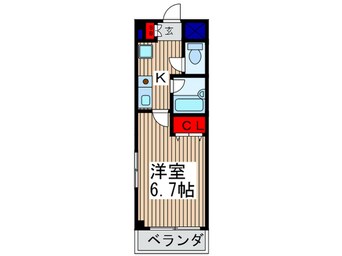 間取図 アクシ－ズⅦ