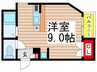 オネスティ東船橋 1Rの間取り