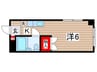 ガ－デンハイツ 1Kの間取り
