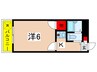 シティ－ホ－ムズ中山 1Kの間取り