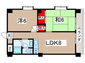 間取図 ロイヤルハイム森岡