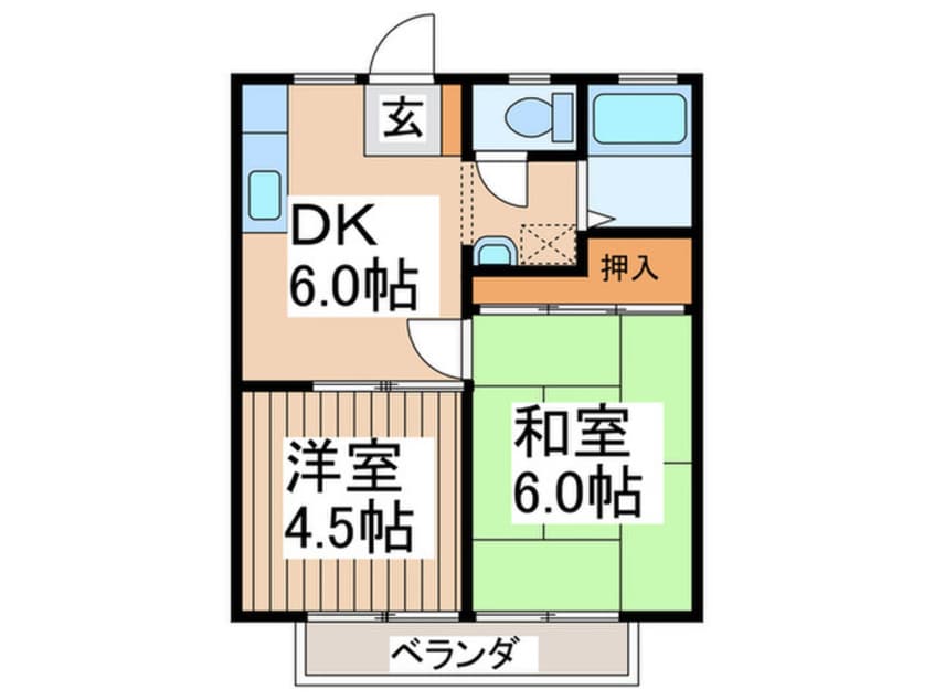 間取図 サンハイツ