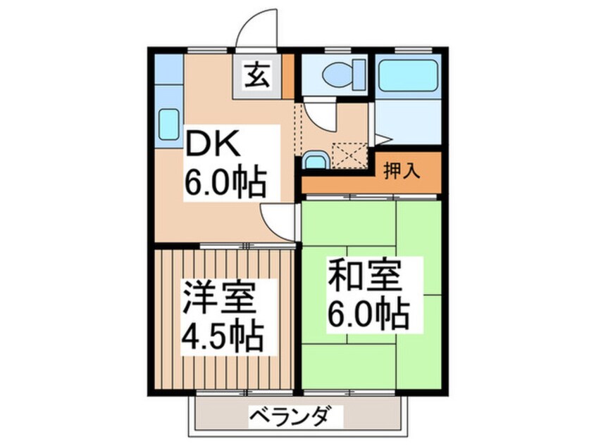 間取図 サンハイツ