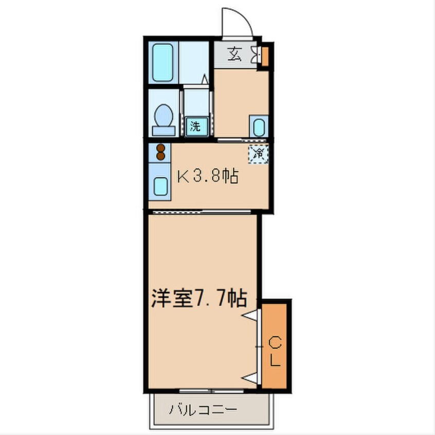 間取図 カサブランカＮ