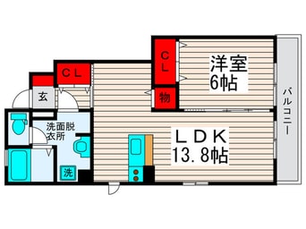 間取図 リーベンハイム堀之内