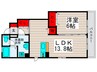 リーベンハイム堀之内 1LDKの間取り