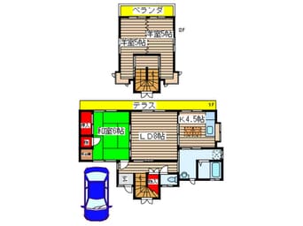 間取図 下新倉3丁目戸建て