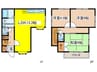 八幡山一丁目戸建 3LDKの間取り
