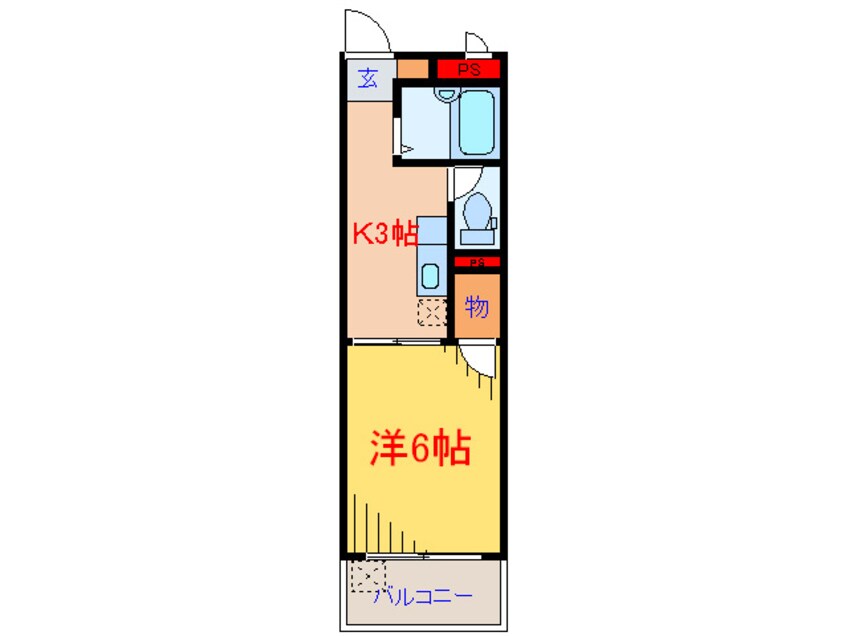 間取図 山本リバーサイドマンション