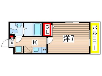 間取図 プリモクラッセ登戸