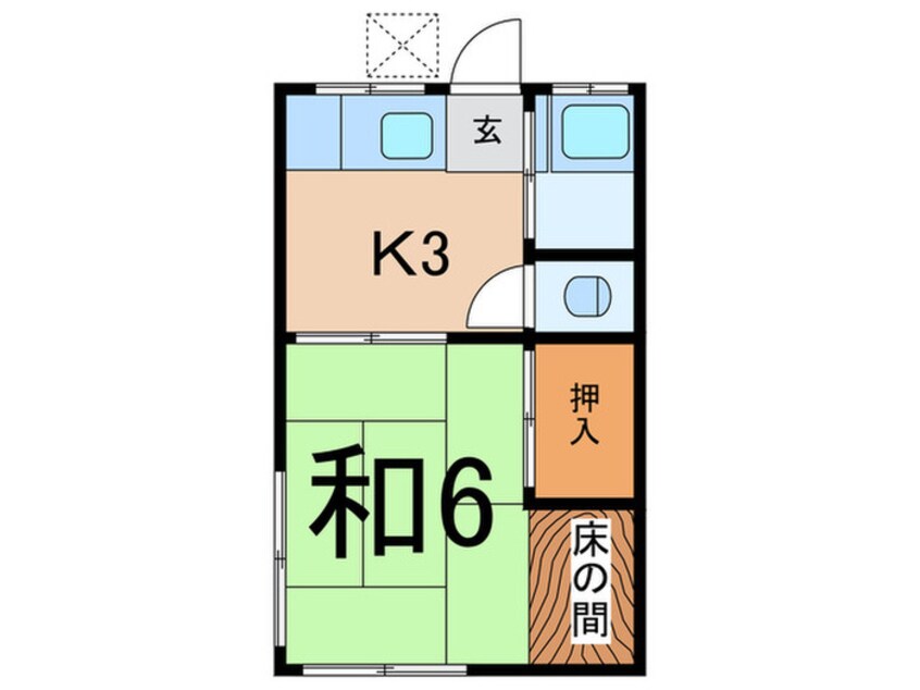 間取図 富士見荘