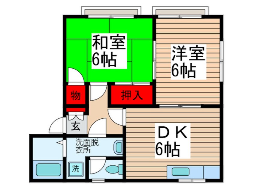 間取図 アトレイユ．Ｋ