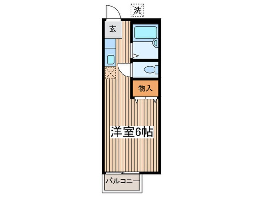 間取図 サンフォーレストＭ