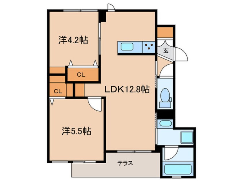 間取図 Valoa自由が丘