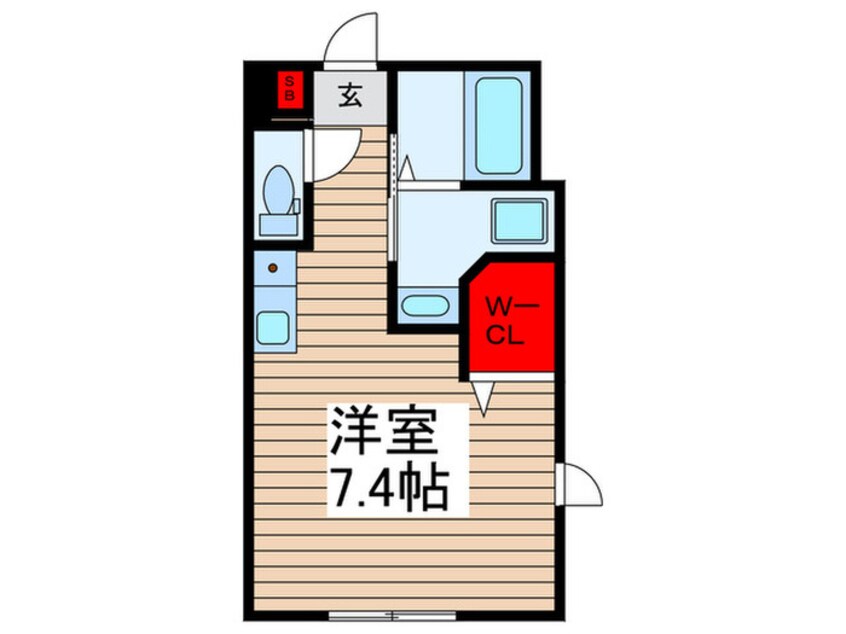間取図 トネリパークフロント２