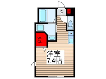 間取図 トネリパークフロント２