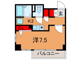 間取図 サンライズ中村橋