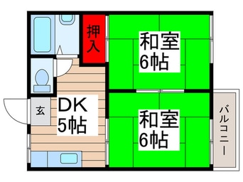 間取図 早川コーポ