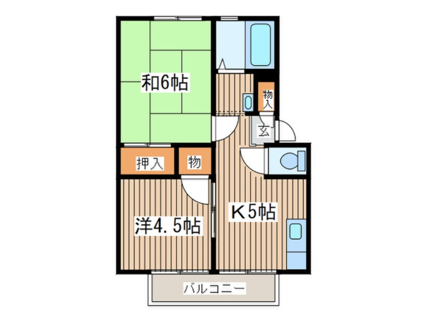 間取図 クレスト湘南