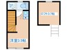 コートハウス阿佐ヶ谷 1Rの間取り