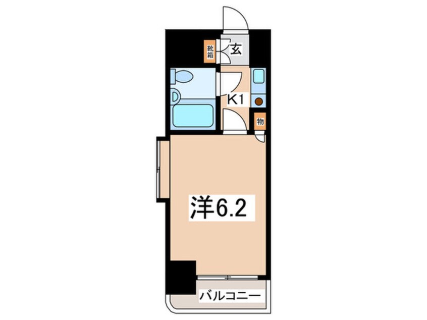 間取図 ﾎｰﾕｳｺﾝﾌｫﾙﾄ相模原Ⅱ（409）