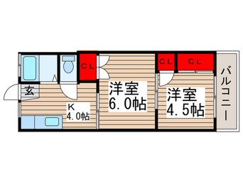 間取図 渕江ホワイトハイツ