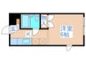 西新宿フラットＡ棟 1Kの間取り