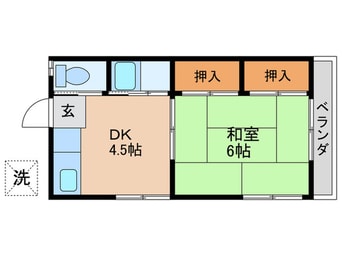 間取図 ますだコ－ポ