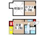 Ｌａｐｉｓ検見川 1Rの間取り