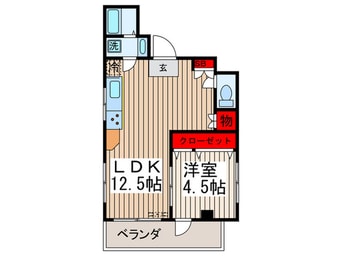 間取図 リバーサイド凌宇