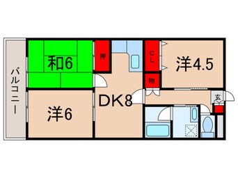 間取図 パティオイチヒロ