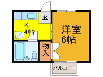 間取図 クレ－ジュハイツ