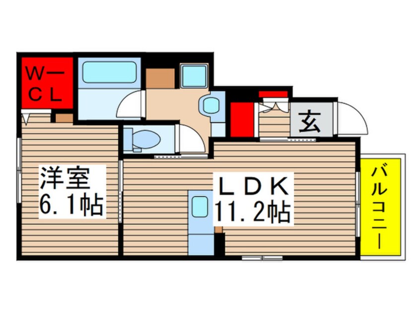 間取図 カーサベニーレB