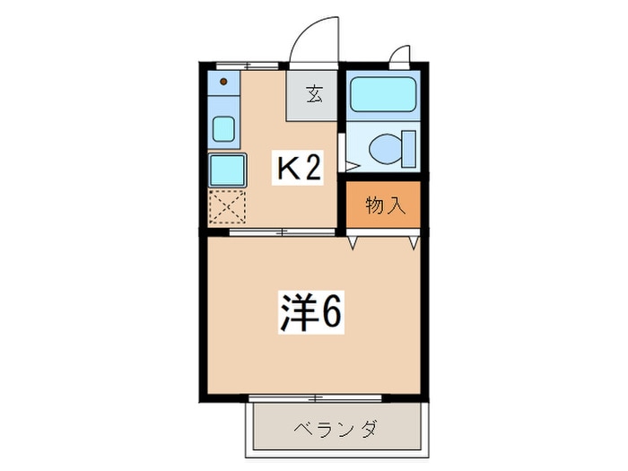 間取り図 カーザ・フローラ