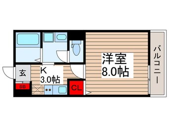間取図 Belle Sweet Ⅱ号館