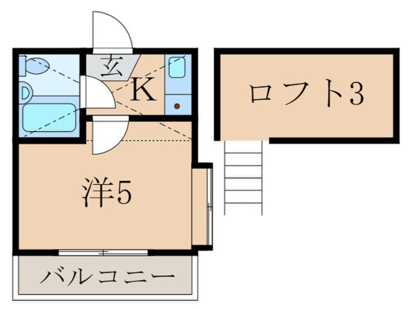 間取図 カオパレスＮＯ．２