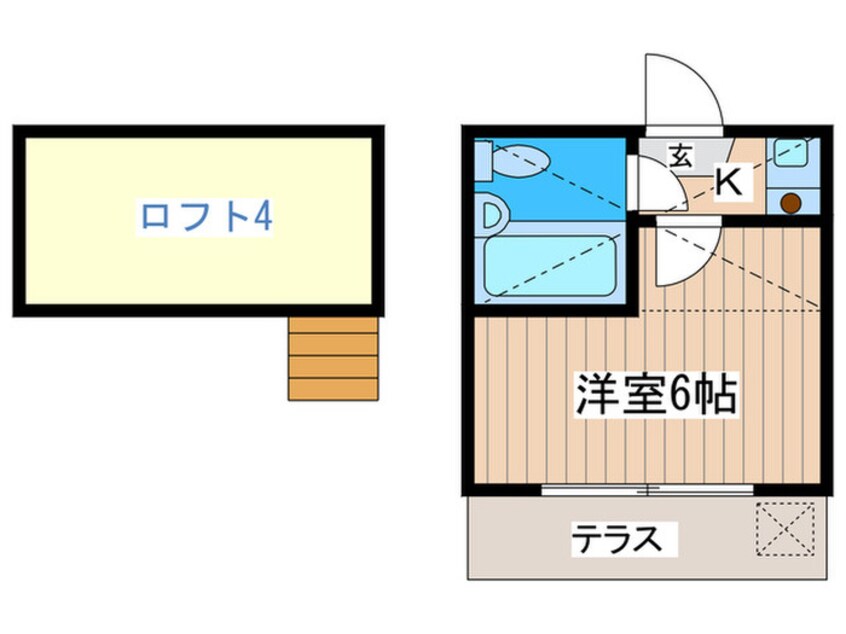 間取図 カオパレスＮＯ．２